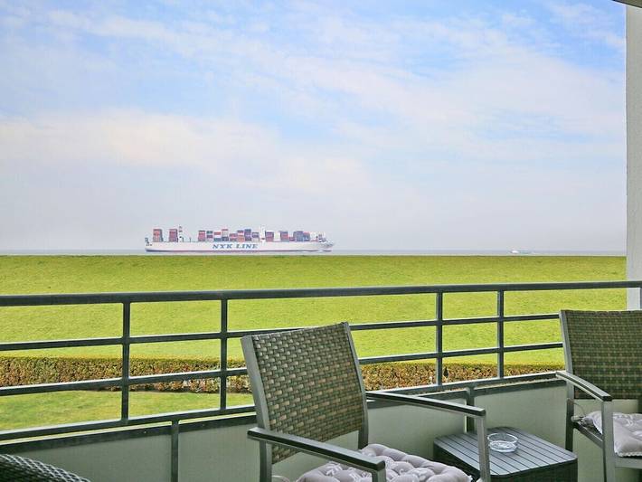 Ferienhaus für 4 Personen, mit Seeblick und Balkon in Döse