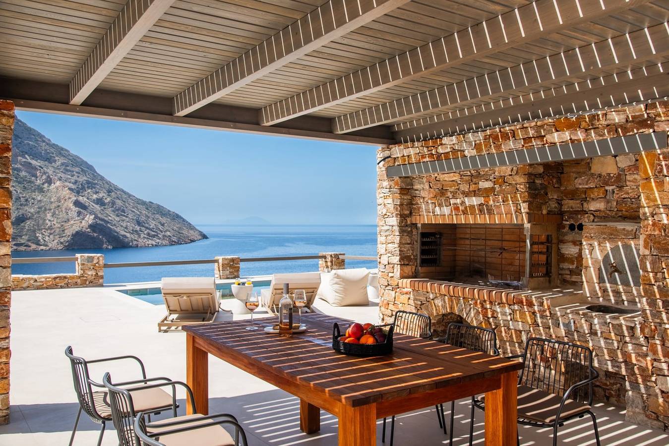 Exquisite Sifnos Villa | Villa Celeste|  Furnished Terrace with Private Pool  | Breathtaking Sea & Sunset Views | 2 Bedrooms  | Kamares in Cícladas