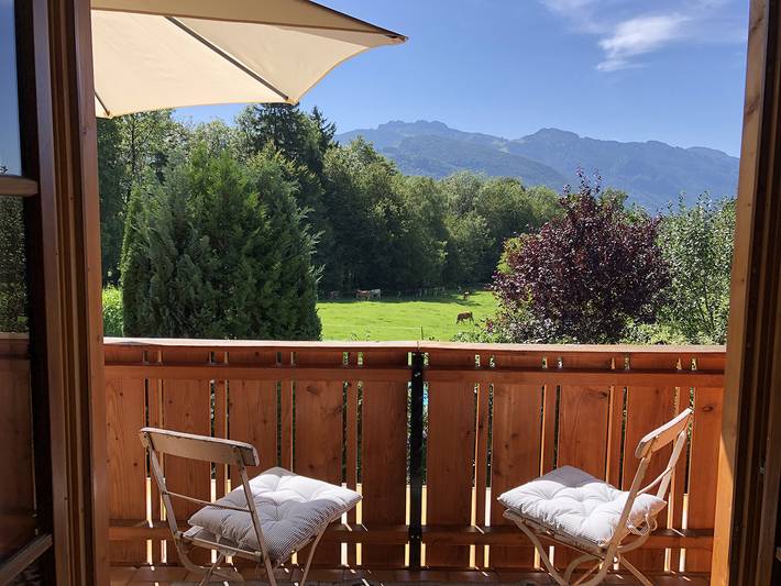 Ferienwohnung für 5 Personen, mit Balkon und Terrasse