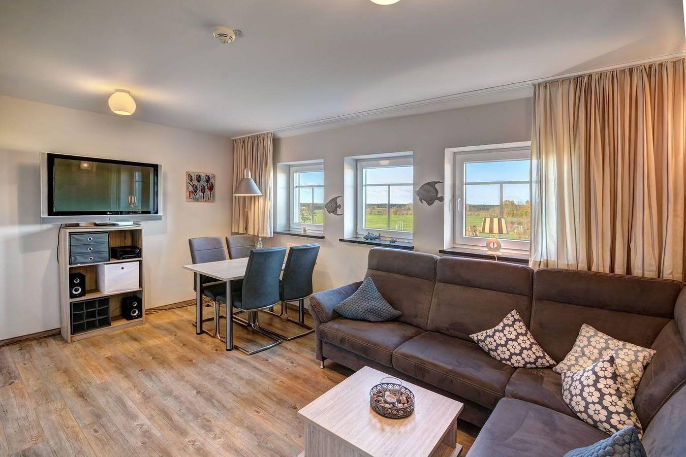 Ganze Wohnung, Der Landhof Windflüchter Lh-305 – Familienfreundliche Ferienwohnung auf Usedom in Stolpe auf Usedom, Usedom