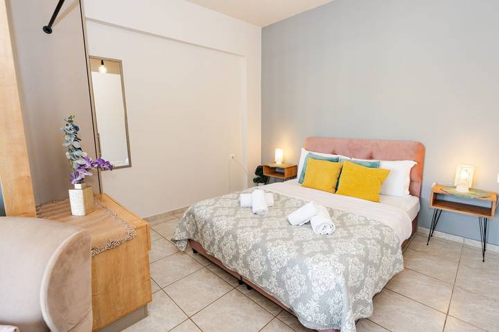 Gîte pour 2 personnes, avec balcon, adapté aux familles à Héraklion - 3