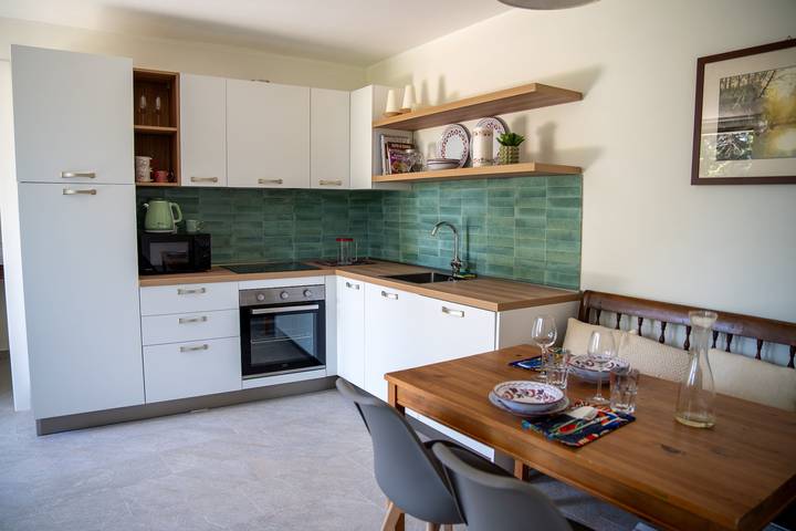 Ferienwohnung für 4 Personen, mit Terrasse und Garten