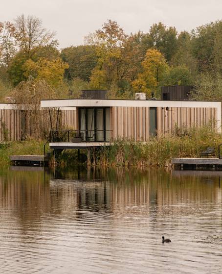 Cottage voor 2 personen, met sauna en uitzicht op het meer in Nederland