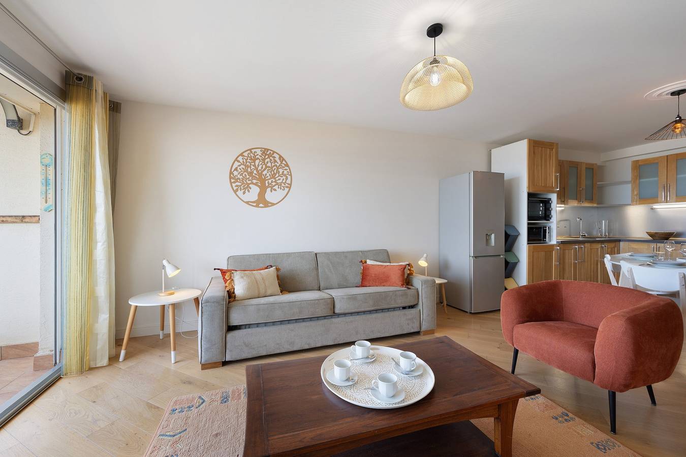 Appartement entier, Appartement « La Terrasse des Demoiselles » : vue mer, balcon et Wi-Fi in Saint-Hilaire-de-Riez, Vendée