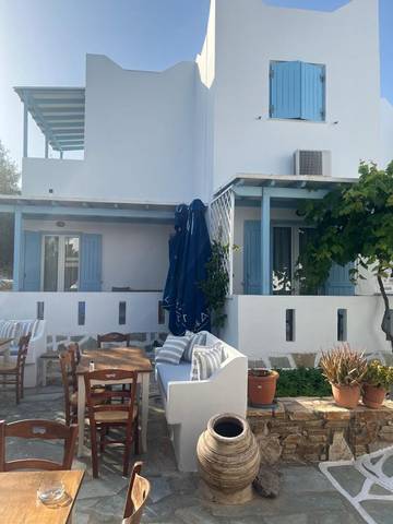 Maison d’hôte pour 2 personnes, avec terrasse et jardin dans Antiparos Ville