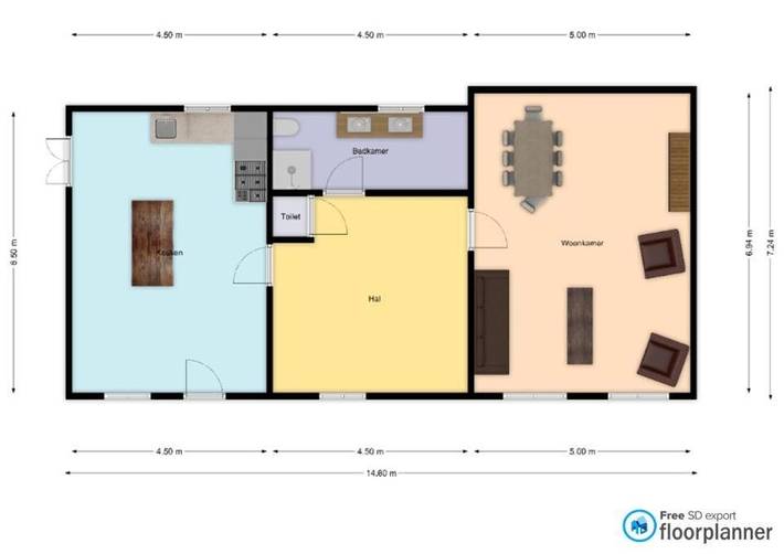 Location de vacances pour 8 personnes, avec vue et jardin à Ménil-Vin - 3