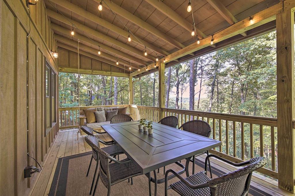 Blue Ridge Hideaway w/ Fire Pit & Mtn Views! in Cherry Log, Chattahoochee National Forest
