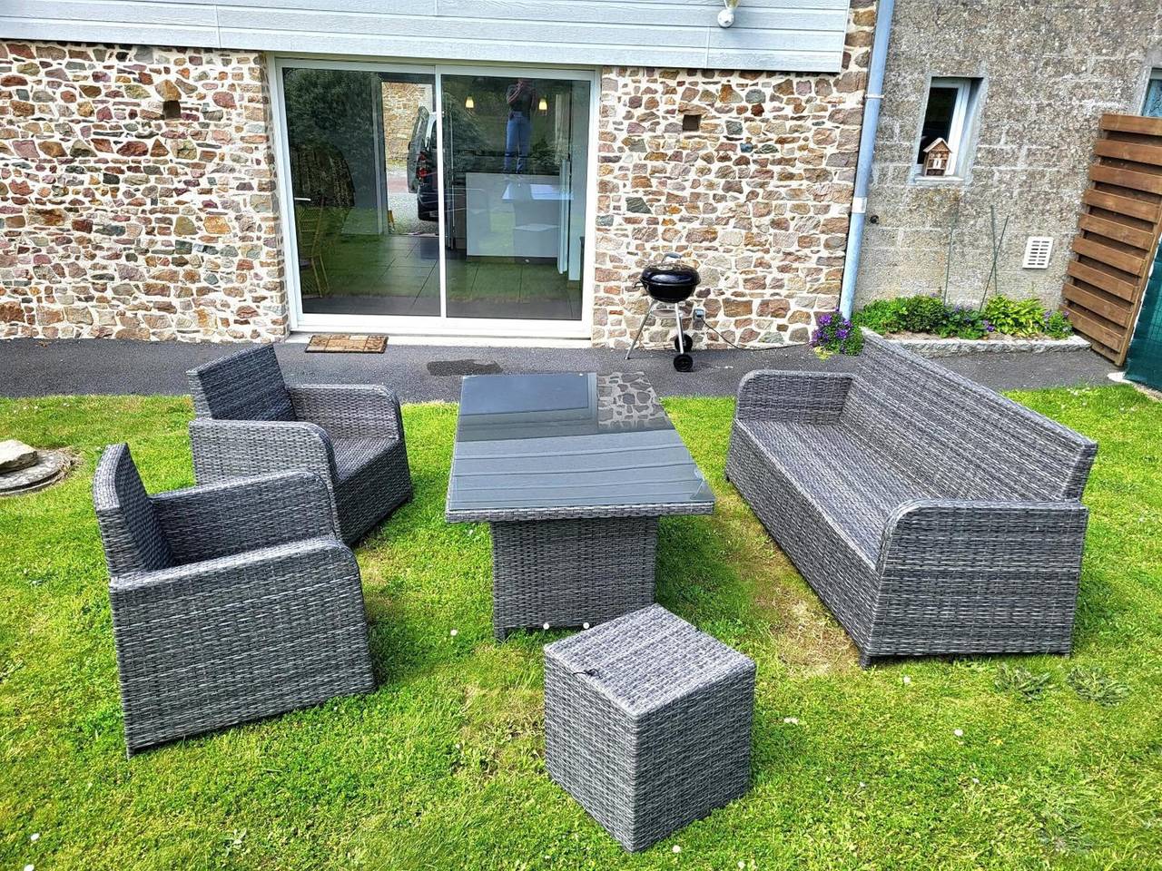 Ferienhaus „Petit Loft, Maison Bord De Mer“ mit privatem Garten und Wlan in Pirou, Coutances und Umgebung