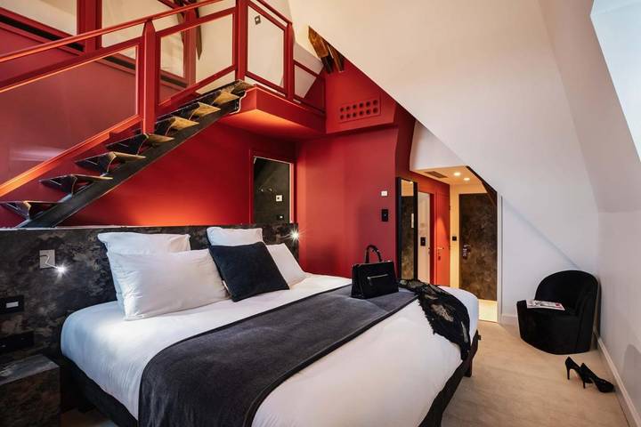 Hôtel pour 2 personnes, avec terrasse ainsi que piscine et jacuzzi à Loches - 4