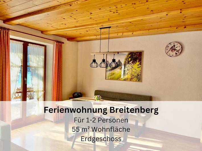 Ferienwohnung für 2 Personen, mit Garten und Terrasse in Hinterstein - 4