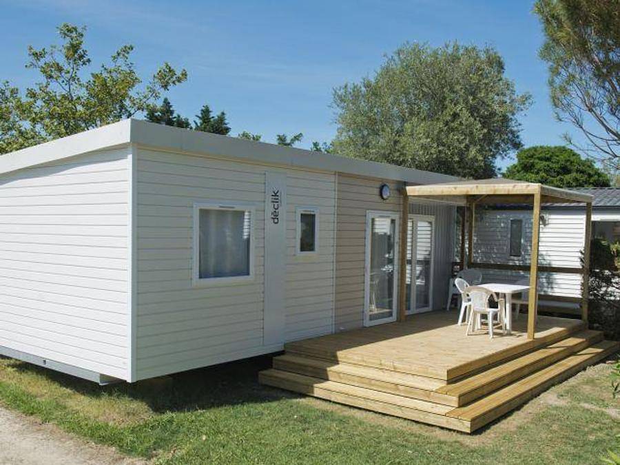 Camping Le Trivoly - Mobilhome 6 personas - Casa móvil Baltic con aire acondicionado - 3 dormitorios in Torreilles, Côte d'Améthyste
