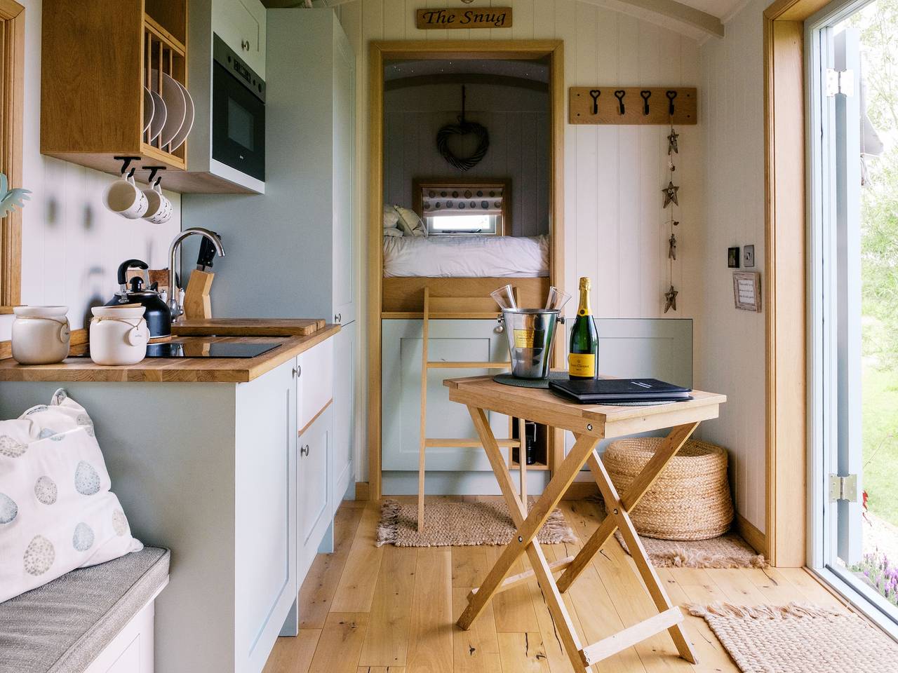 Herbie's Shepherds Hut at Shepherds Lodge Retreat and Wellness in Melton, Leicestershire