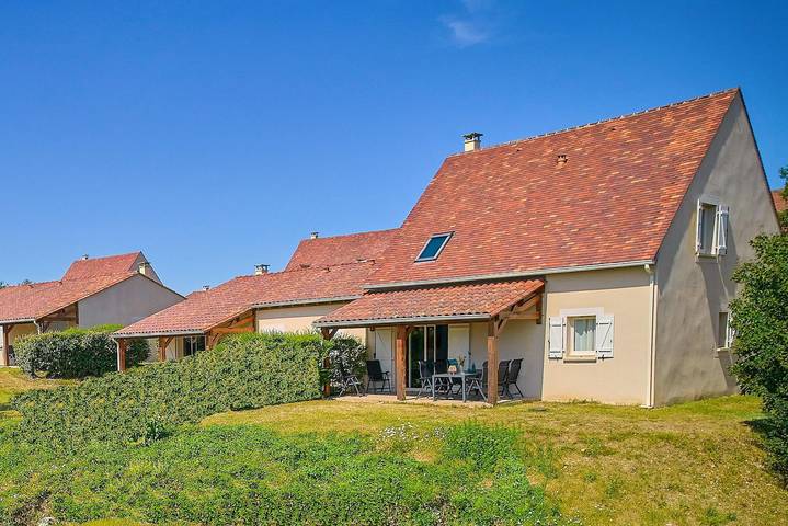 Maison de vacances pour 6 personnes, avec Jacuzzi ainsi que Terrasse et Piscine