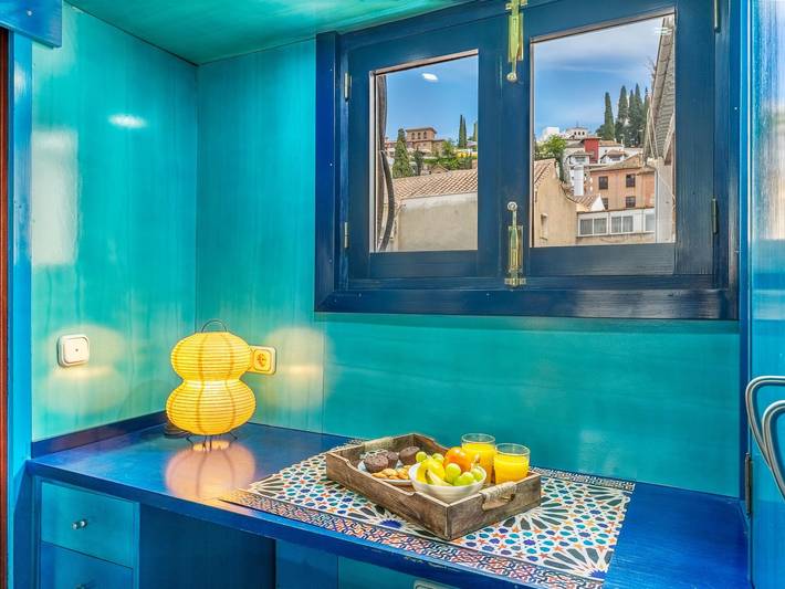 Ganze Ferienwohnung, Ferienwohnung für 5 Personen mit Balkon/Terrasse in Realejo-San Matías, Granada