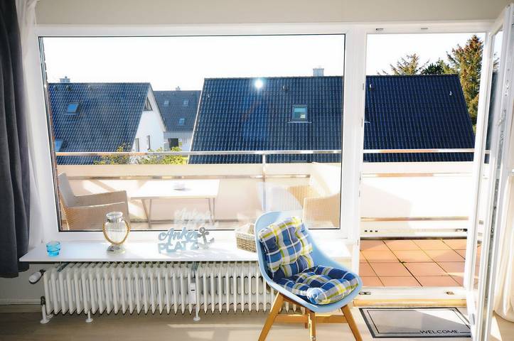 Ganze Wohnung, Helles App. für 2 Pers. - Balkon, Stellplatz, Wlan. Haustiere erlaubt. in Nordfriesische Inseln (Schleswig-Holstein) (Schleswig-Holstein), Wenningstedt