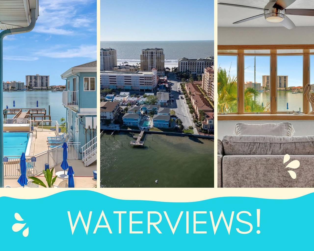Apartamento entero, Watch the dolphins  Waterview  2-bed  Heated pool in Clearwater Beach, Clearwater