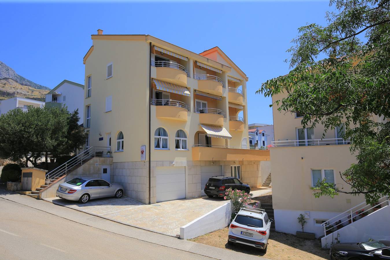 Ganze Wohnung, Studio Appartement mit Balkon und Meerblick Tucepi, Makarska As-24643-c in Tucepi, Makarska Riviera
