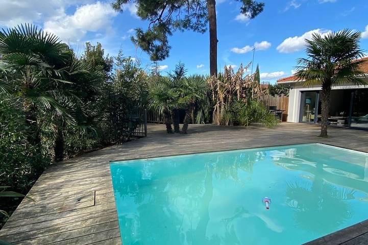 Maison de vacances pour 12 personnes, avec jardin et terrasse dans L'Aiguillon (Arcachon)