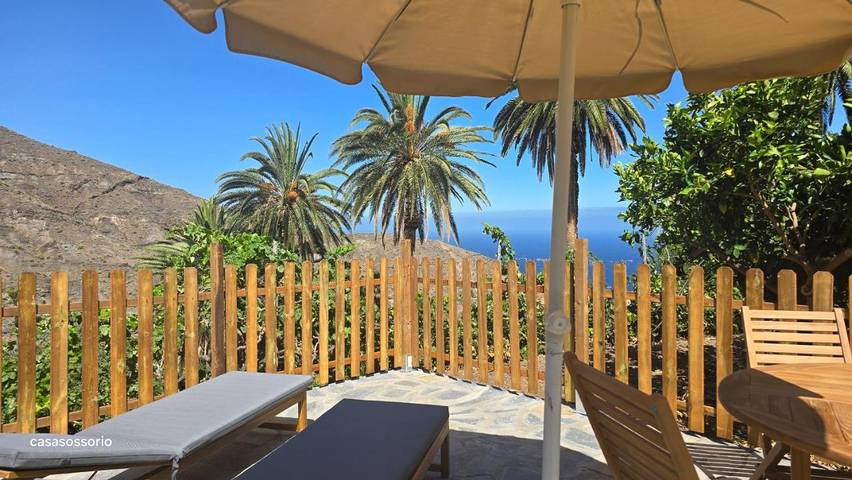 Casa de vacaciones para 6 personas, con terraza además de vistas y jardín, Se admiten mascotas en La Gomera - 2