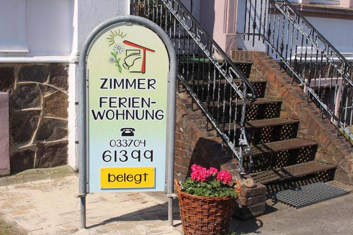 Ferienwohnung für 5 Personen, mit Terrasse und Garten sowie Ausblick