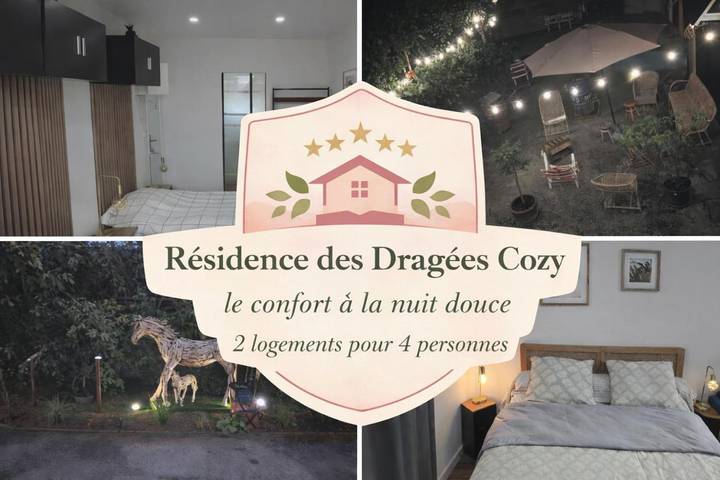 Appartement de vacances pour 2 personnes, avec vue ainsi que jardin et terrasse