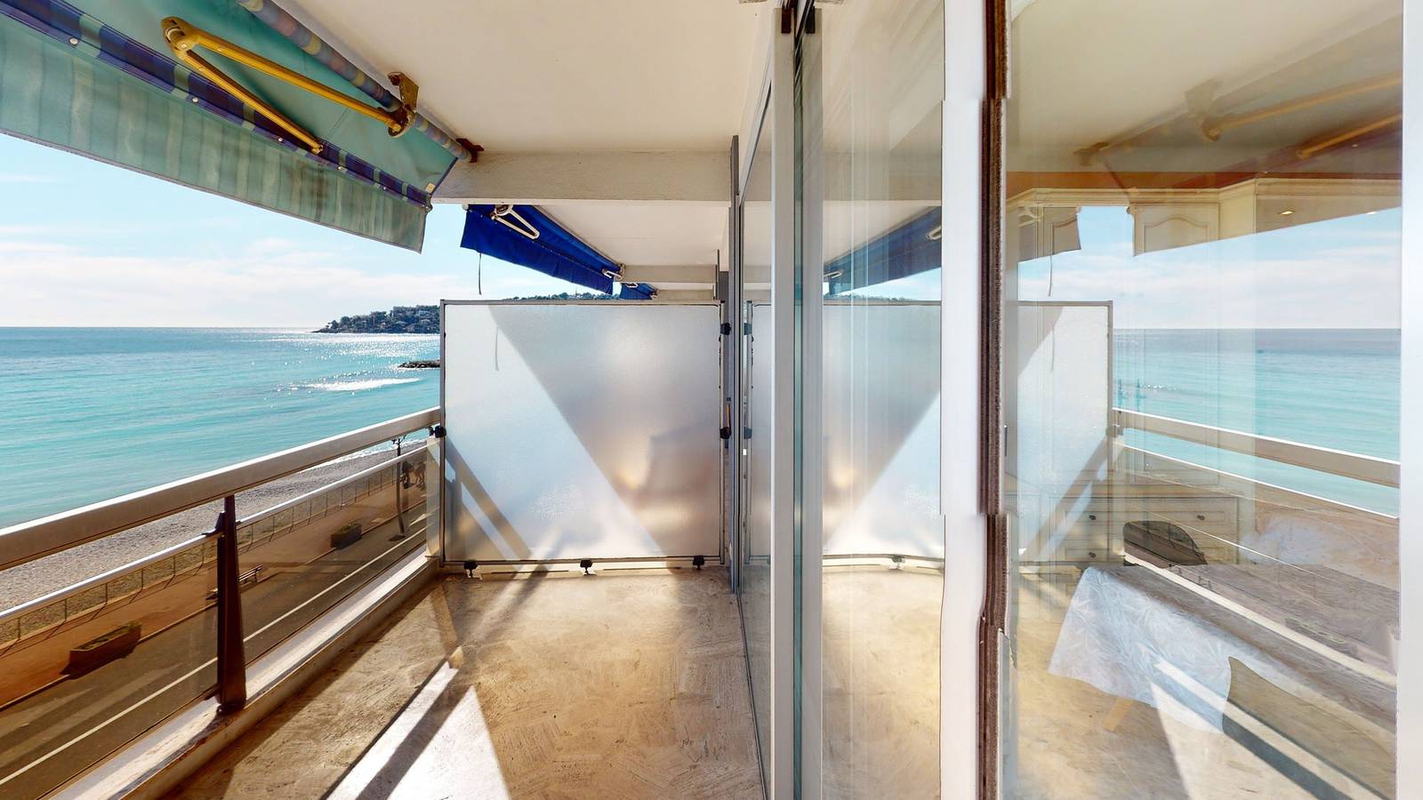 Ganzes Studio, Studio für 2 Personen mit Balkon/Terrasse in Roquebrune-Cap-Martin, Côte d'Azur