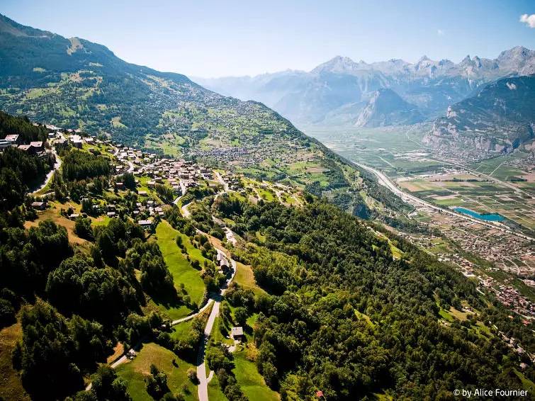 Geheel appartement, 3 kamers 5 personen in Veysonnaz, Walliser Alpen