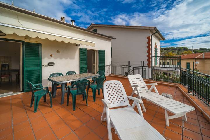 Ferienwohnung für 6 Personen, mit Terrasse in Seccheto