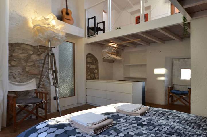 Casa Gaino: Rustico in der Altstadt, mit wunderschönem Gardaseeblick in Toscolano-Maderno, Gardasee-Berge