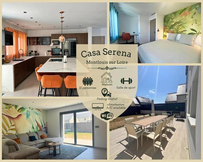 Maison d’hôte pour 10 personnes, avec Terrasse et Jardin
