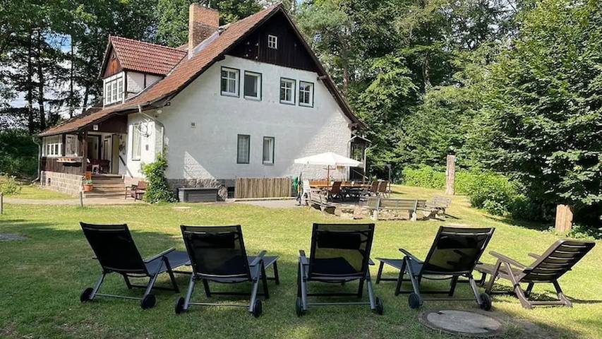 Ferienhaus für 12 Personen, mit Terrasse und Garten in Schorfheide