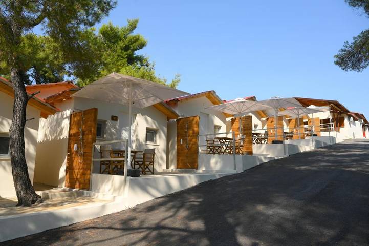 Camping für 4 Personen, mit Terrasse und Garten, mit Haustier in Chalkidiki - 3
