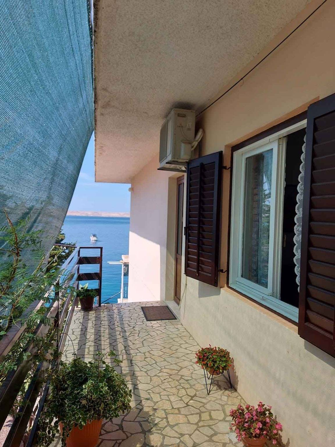 Ganze Ferienwohnung, Ferienwohnung mit Klimaanlage direkt am Meer  in Baric Draga, Kvarner Festland