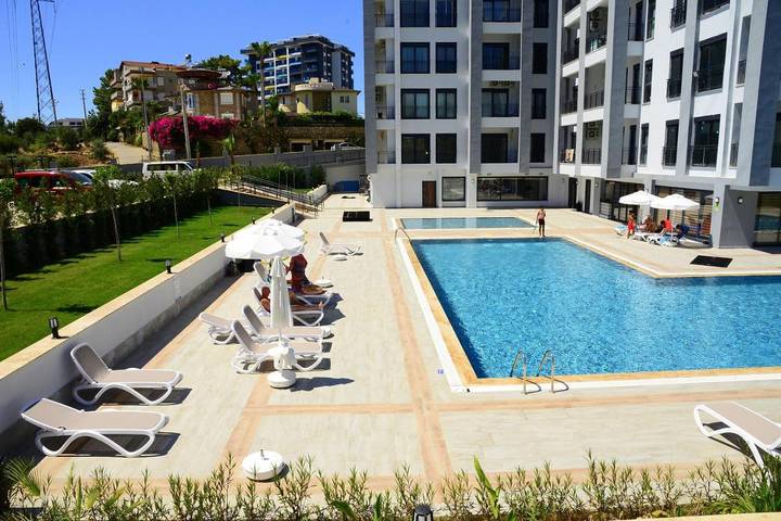 Ferienwohnung für 3 Personen, mit Pool und Sauna sowie Garten und Whirlpool in Avsallar - 4