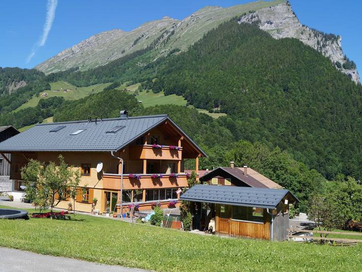 Ferienwohnung für 3 Personen, mit Garten in Au