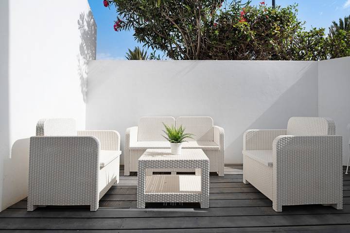 Ferienwohnung für 4 Personen, mit Kinderpool und Garten in Costa Teguise - 4