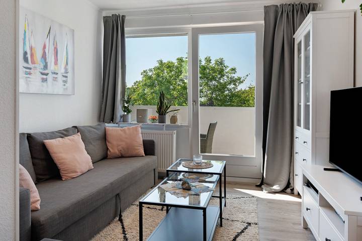 Ferienwohnung für 4 Personen, mit Balkon in Kieler Woche