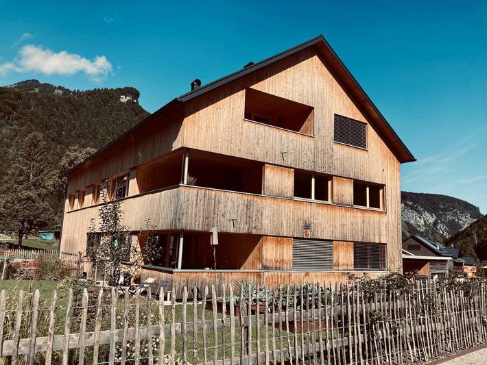 Ferienwohnung für 3 Personen, mit Balkon und Terrasse in Mellau - 2