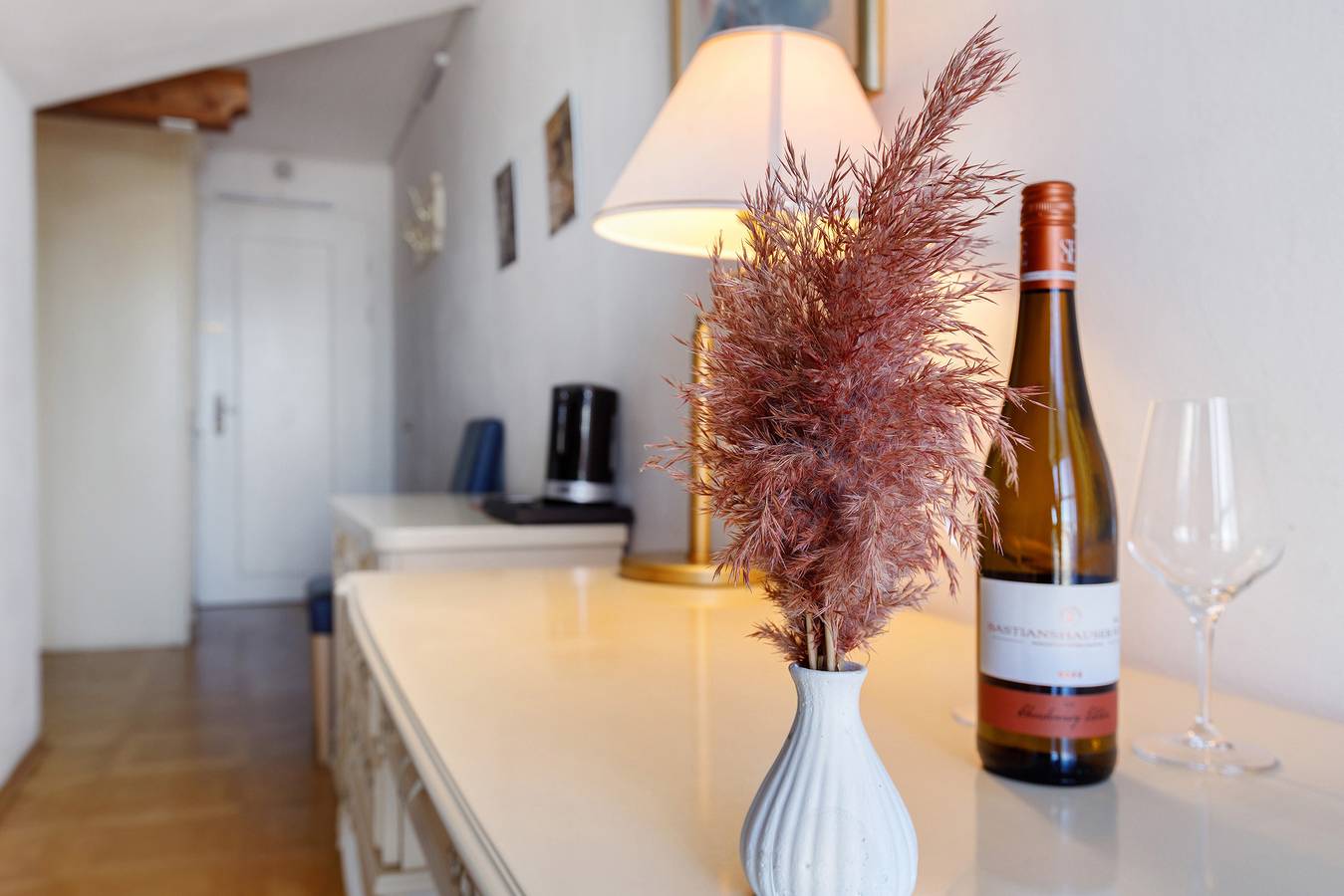 Suite - Vierbettzimmer mit Inselblick und Balkon in Reichenau, Untersee