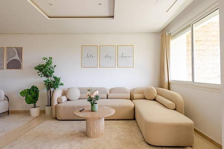 Gîte pour 8 personnes, avec piscine ainsi que vue et jardin à Rabat - 4