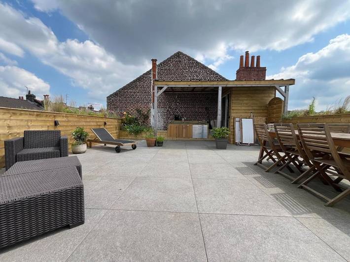 Appartement de vacances pour 12 personnes, avec terrasse