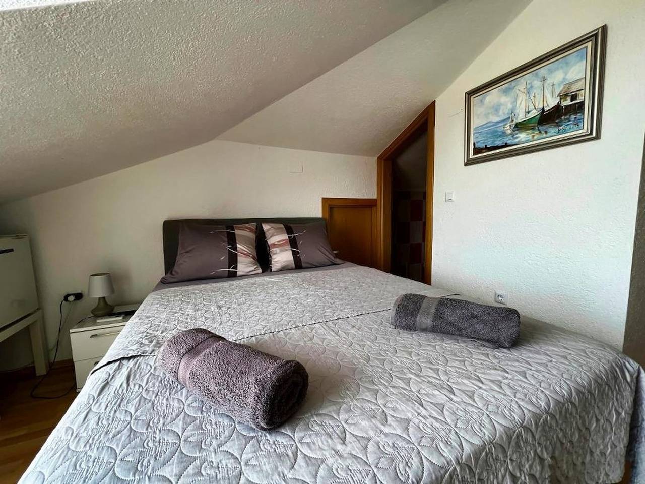 Appartement de vacances entier, Zimmer in Zaton (Zadar) mit Meerblick, Terrasse, W-Lan, Waschmaschine (4141-6) in Nin, Région de Zadar
