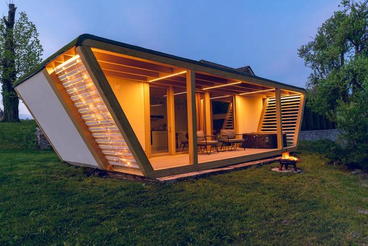 Location de vacances pour 4 personnes, avec Balcon et Terrasse ainsi que Jacuzzi et Jardin à Velike Lašče