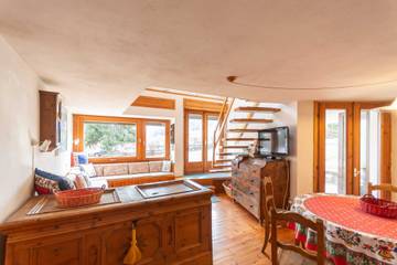 Gîte pour 6 personnes, avec jardin à Moena