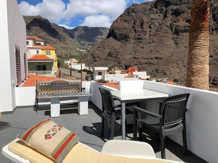 Chalet para 4 personas, con terraza además de piscina y vistas en La Gomera - 3
