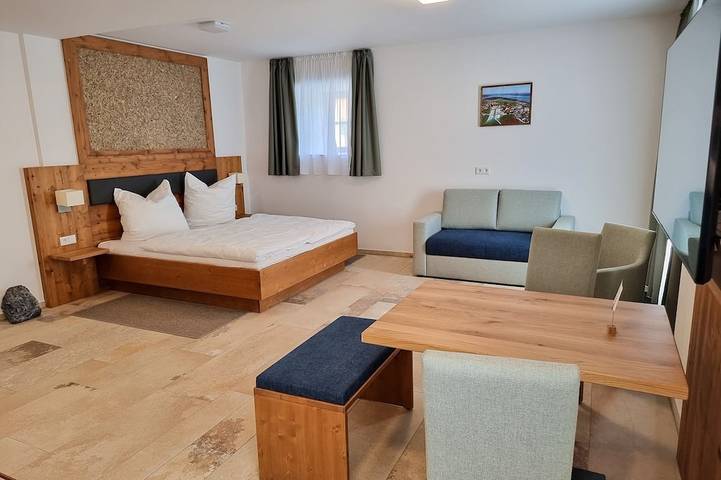 Ferienwohnung für 3 Personen, mit Sauna und Balkon, mit Haustier in Muhr am See