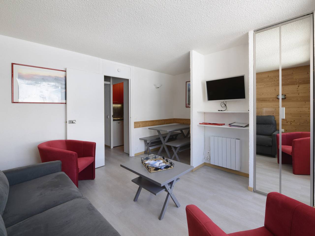 Ganze Wohnung, Appartement rénové · Proche des pistes · Vue Pistes in La Plagne, La Plagne-Tarentaise
