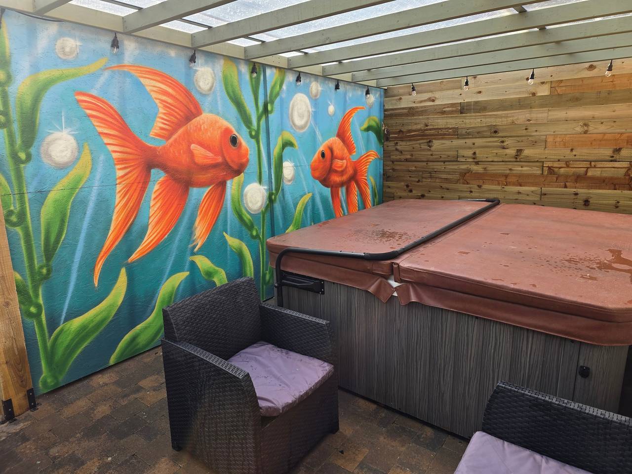 Eden Rose 2-Bed Cottage, Sleeps 4 with Hot Tub in Morecambe, Lancashire