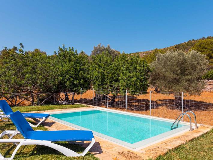 Finca für 8 Personen, mit Balkon/Terrasse und Garten sowie Pool auf Mallorca Inselmitte - 2
