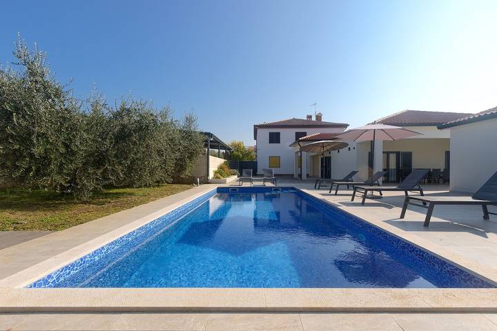 Villa voor 8 personen, met zwembad en tuin in Novigrad